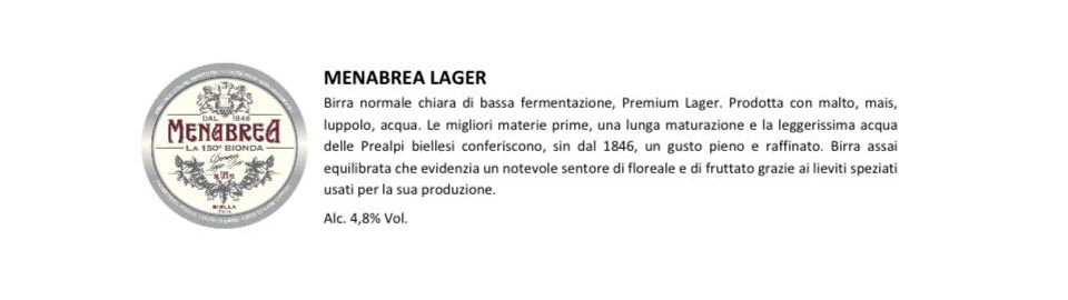 birra menabrea